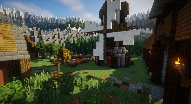 Download the map of Glarthford for passing for Minecraft 1.12.2