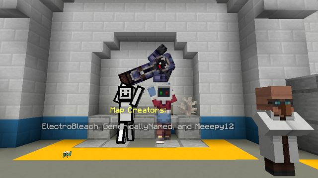 Map with ghosts for Minecraft 1.13.2