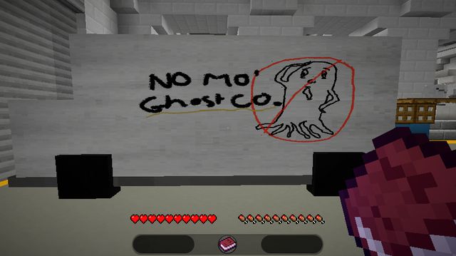 Map with ghosts for Minecraft 1.13.2