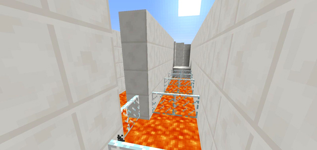 Map of parkour in the maze for Minecraft 1.13