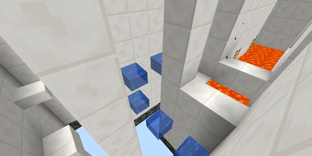 Map of parkour in the maze for Minecraft 1.13