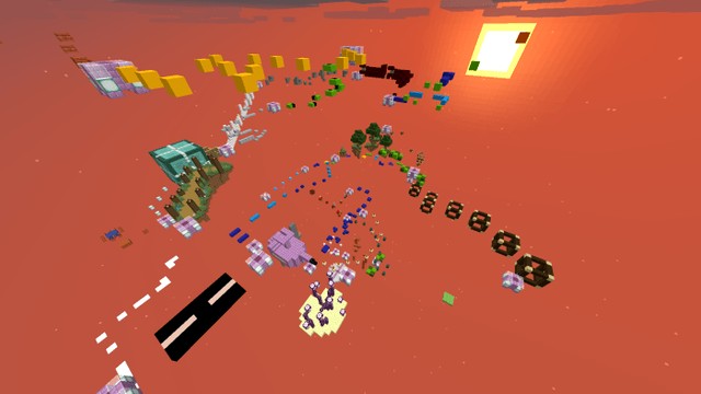 Download Parkour Freaky Map Passage for Minecraft 1.12.2
