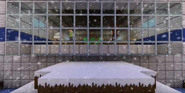  Map with the passage of The Ice Lab for Minecraft 1.8 - Free Download