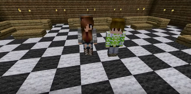  Map with the passage of The Ice Lab for Minecraft 1.8 - Free Download
