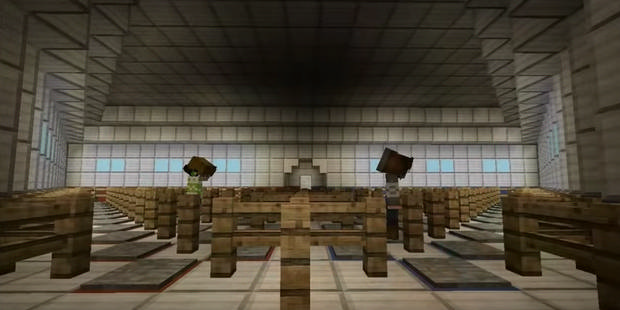  Map with the passage of The Ice Lab for Minecraft 1.8 - Free Download