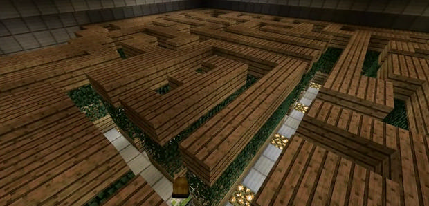  Map with the passage of The Ice Lab for Minecraft 1.8 - Free Download