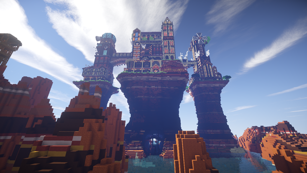 Download the Steampunk Castle map for Minecraft 1.7.10
