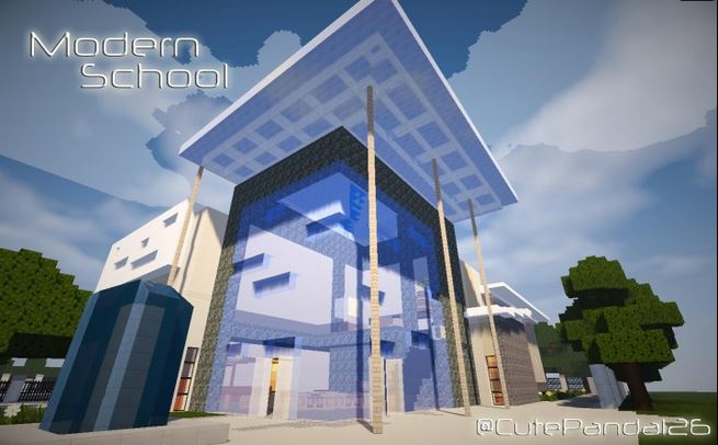 Download Modern School map for Minecraft 1.8