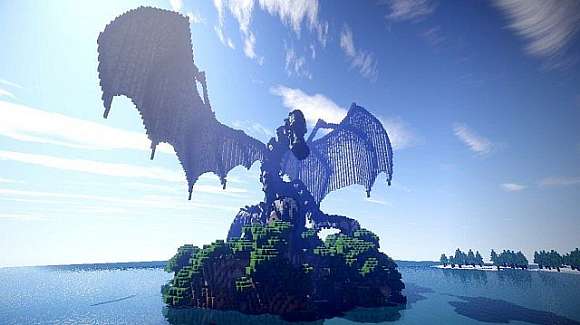 Map for Minecraft / Dragon Survival - Free download