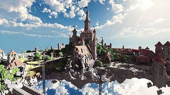 Map for Minecraft / Terados SkyLand / Free download
