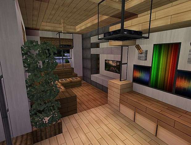 Winter Cottage map for Minecraft