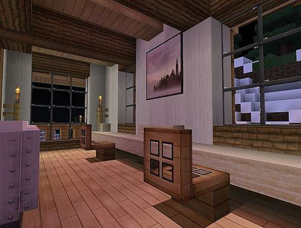 Winter Cottage map for Minecraft