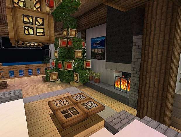 Winter Cottage map for Minecraft