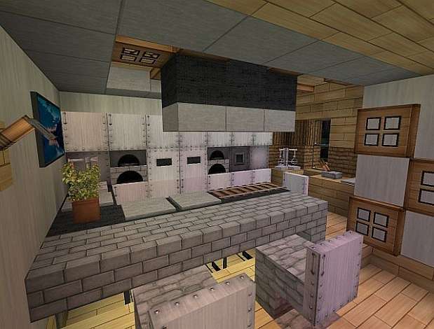 Winter Cottage map for Minecraft