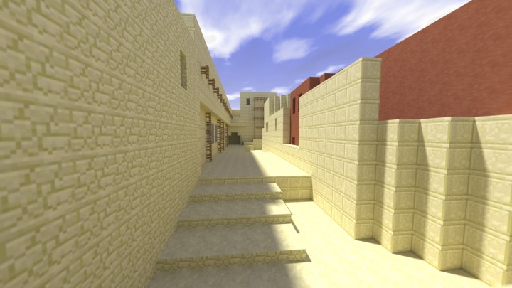 PVP map de_mirage for Minecraft / Free Download