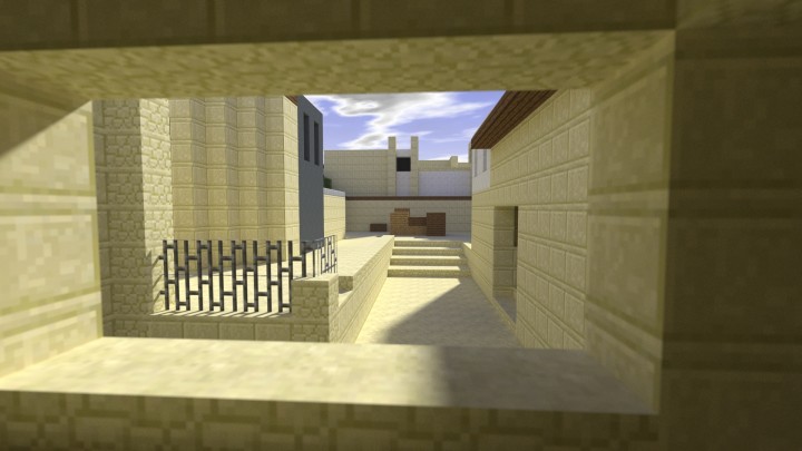 PVP map de_mirage for Minecraft / Free Download