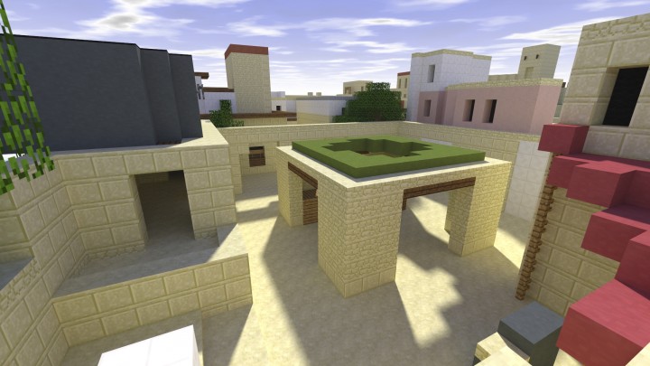 PVP map de_mirage for Minecraft / Free Download