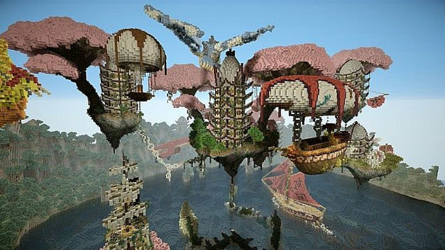 Epic style map for Minecraft