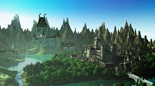 Download map for Minecraft / Cathedral