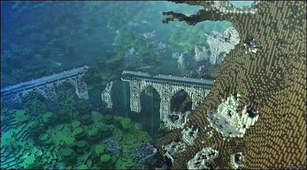 Hefty tree, minecraft map