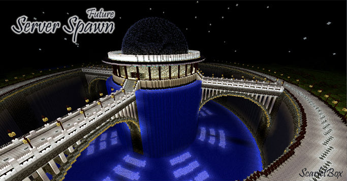 Download map for Minecraft / Built spawn for server