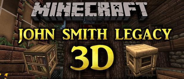 3D textures John Smith Legacy for Minecraft 1.11.2