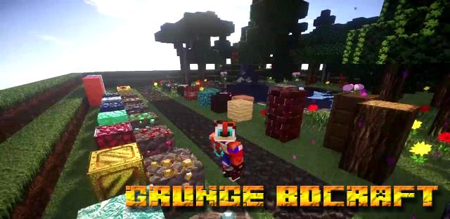Textures GrungeBDCraft 128x on Minecraft 1.12.2