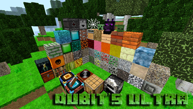 Textures Qubit's Ultra 64x on Minecraft 1.12.2
