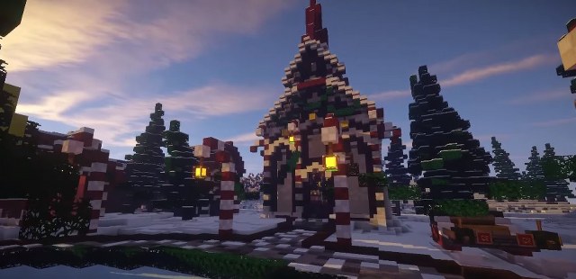 Christmas textures for Minecraft 1.12.2