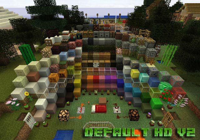 Textures Default HD for Minecraft 1.12.2 / Free Download