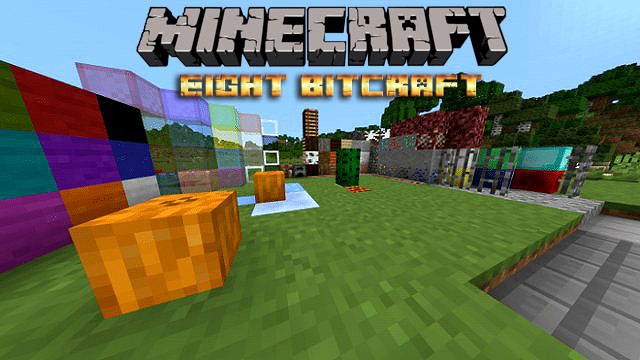 Textures Eight bitCraft for Minecraft 1.13, 1.12.2