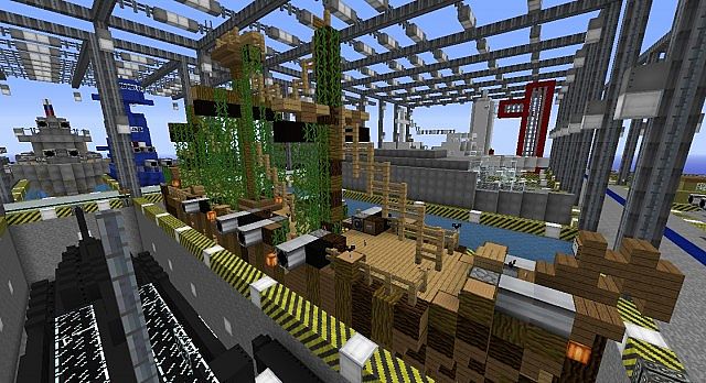 Free download textures Naval Battle Zone for Minecraft 1.8