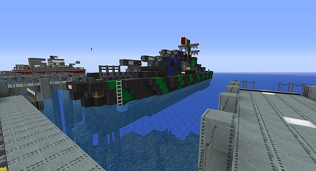 Free download textures Naval Battle Zone for Minecraft 1.8