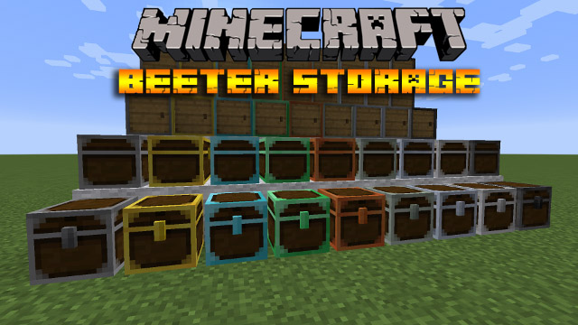 Mod for Minecraft 1.11.2 | 1.10.2 - Better Storage
