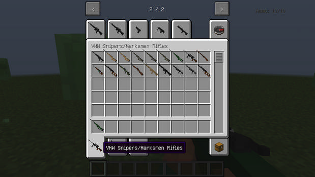 Download mod on weapons (Modern Warfare) for Minecraft 1.11.2 - 1.7.10