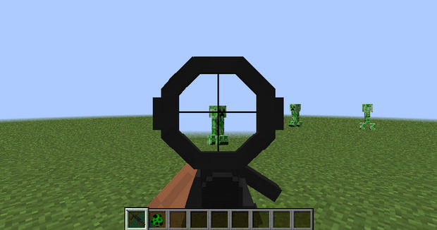 Download mod on weapons (Modern Warfare) for Minecraft 1.11.2 - 1.7.10