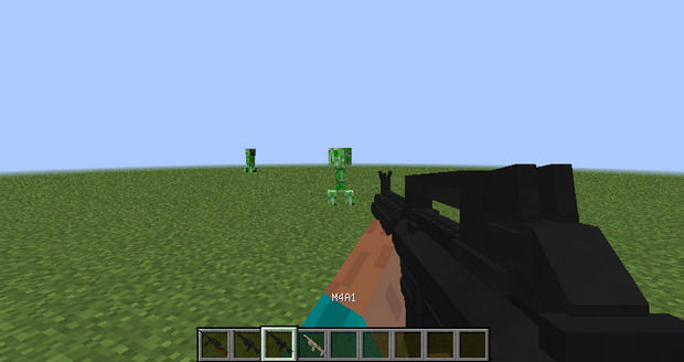 Download mod on weapons (Modern Warfare) for Minecraft 1.11.2 - 1.7.10