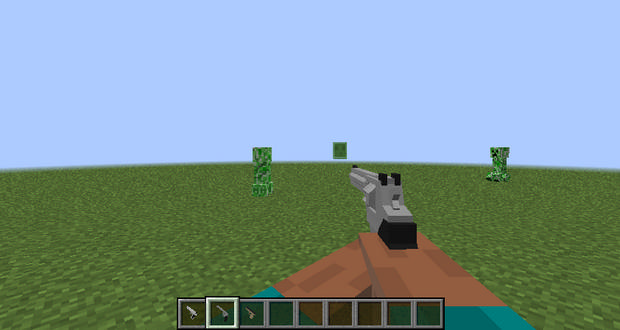 Download mod on weapons (Modern Warfare) for Minecraft 1.11.2 - 1.7.10