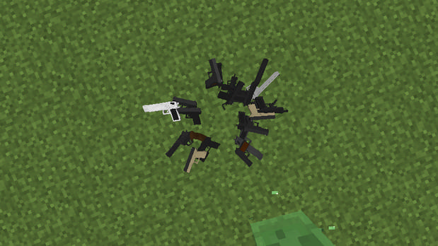 Download mod on weapons (Modern Warfare) for Minecraft 1.11.2 - 1.7.10