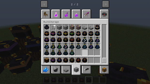 MultiStorage mod for Minecraft 1.11.2