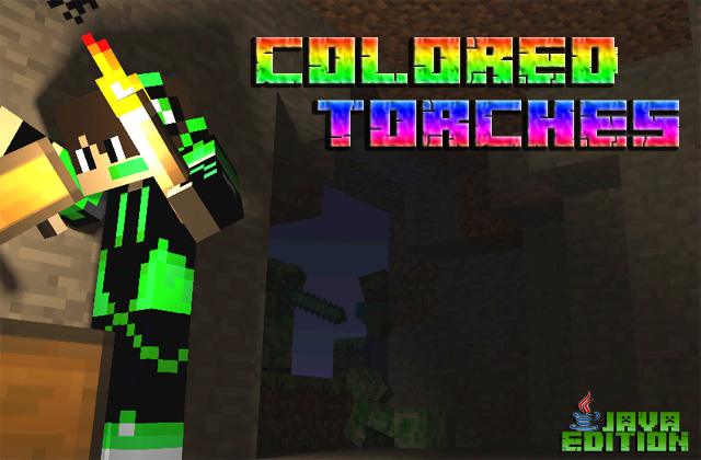 Download mod on colored torches for Minecraft 1.12.2