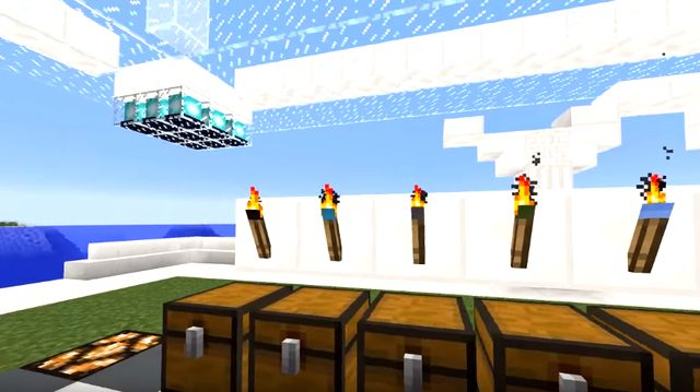 Download mod on colored torches for Minecraft 1.12.2
