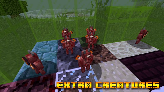 Mod Extra Creatures on Minecraft 1.12.2