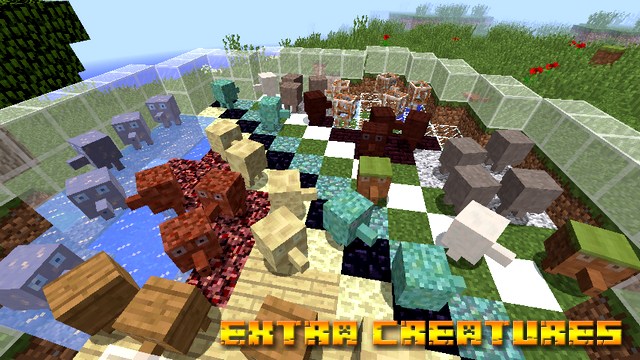 Mod Extra Creatures on Minecraft 1.12.2