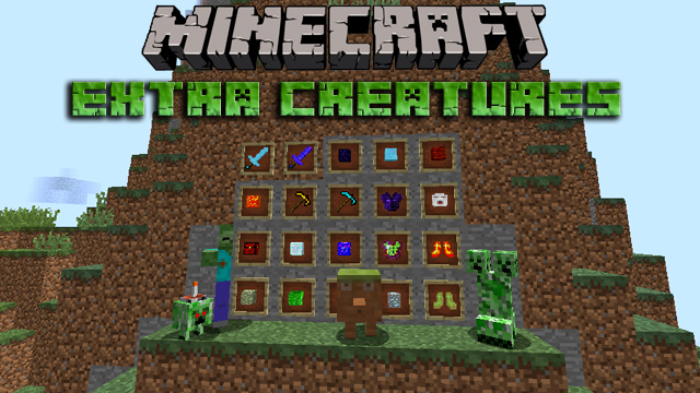 Mod Extra Creatures on Minecraft 1.12.2