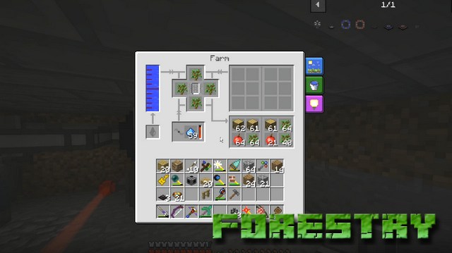 Forestry mod on Minecraft 1.12.2