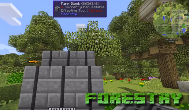 Forestry mod on Minecraft 1.12.2