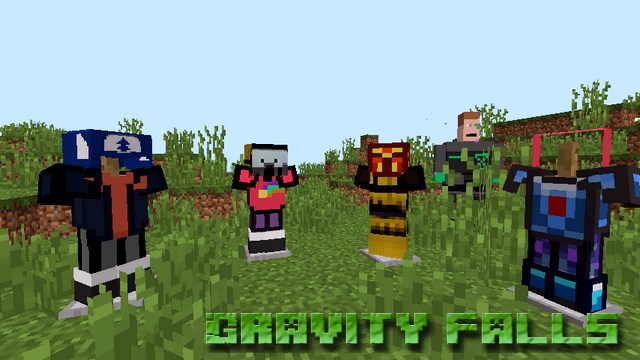 Download mod Gravity Falls on Minecraft 1.12.2