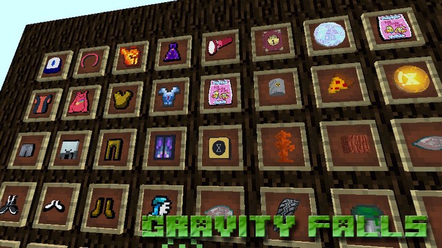 Download mod Gravity Falls on Minecraft 1.12.2