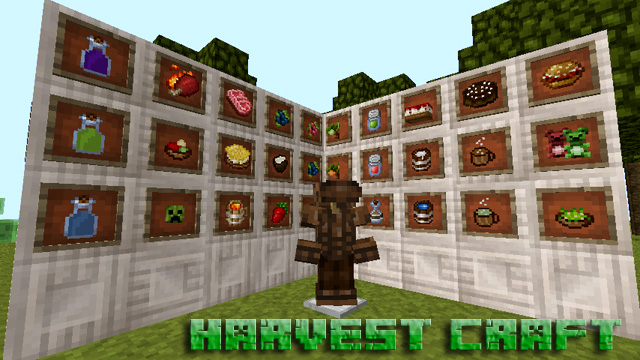 Harvest Craft mod on Minecraft 1.12.2 Java Edition